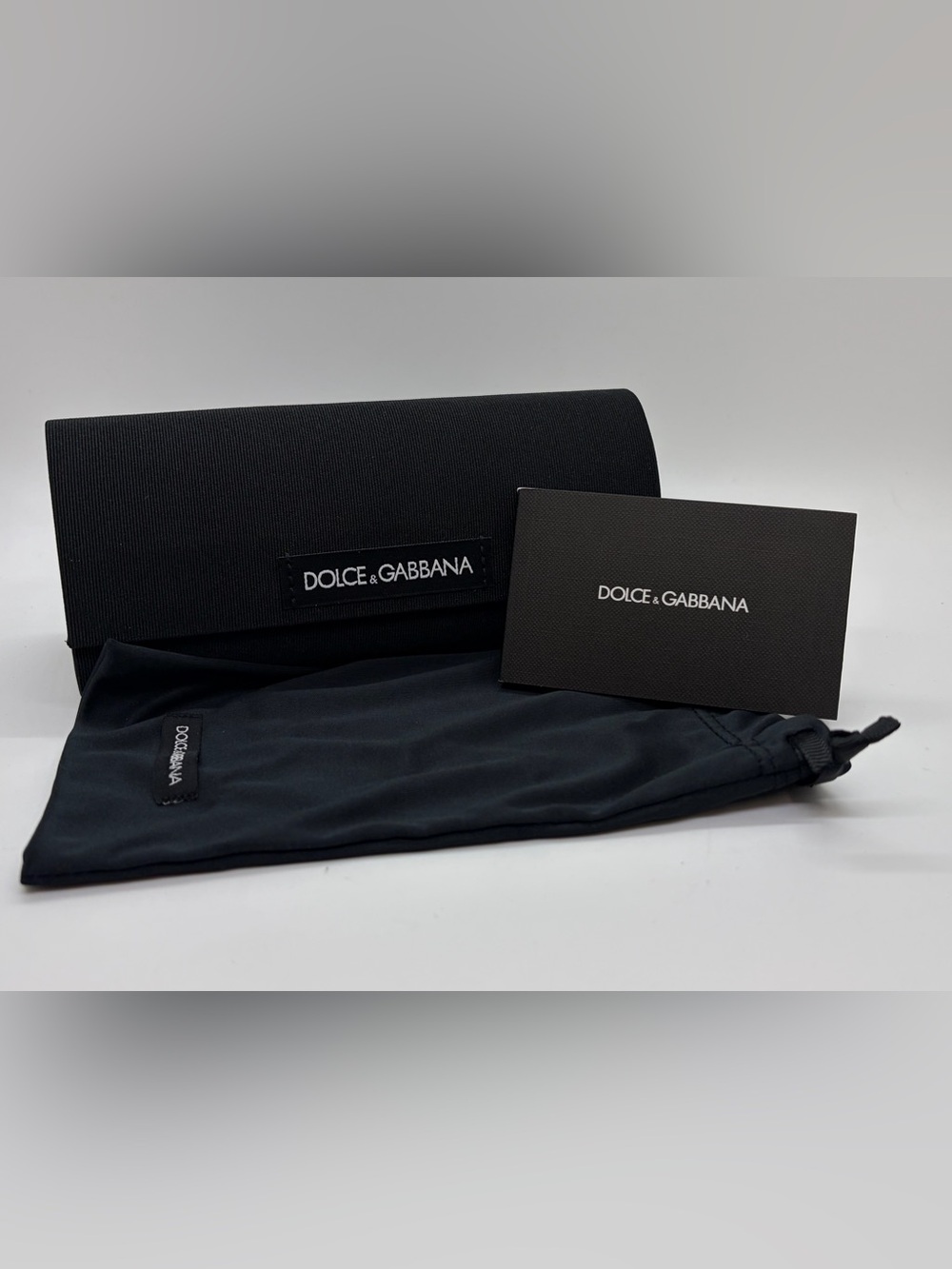 Dolce & Gabbana Sunglasses Case, Sleeve & Booklet – NOS